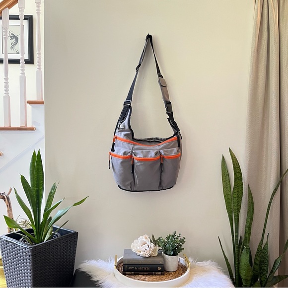 DIAPER DUDE Gray and Orange Diaper Bag - Picture 8 of 8